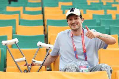 حمایت سردار آزمون از زنوزی با یک استوری+عکس