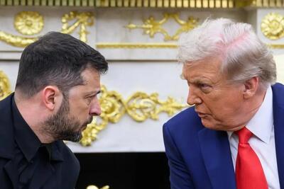  ترامپ: زلنسکی «تا زمانی که من تأیید نکنم، چیزی ندارد» / پولتیکو: عاقب جنگ در دست این مرد است