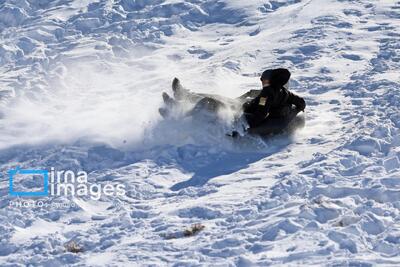 تصاویر: تفریحات زمستانی در پیست اسکی بارده