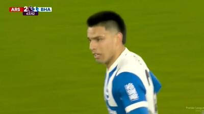 گل اول برایتون به آرسنال (دیگو گومز)