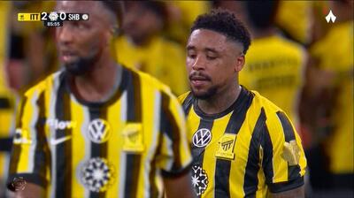 گل دوم الاتحاد به الشباب (استیون برخواین)