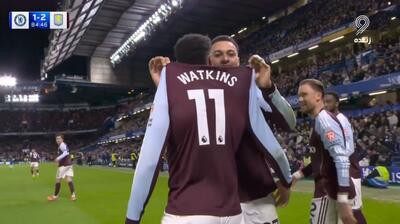 گل دوم استون ویلا به چلسی (دبل اولی واتکینز)