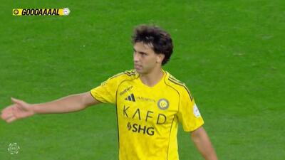 گل سوم النصر به الاخدود (ژائو فلیکس)