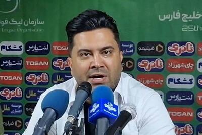 سرمربی چادرملو: مستحق شکست مقابل سپاهان نبودیم