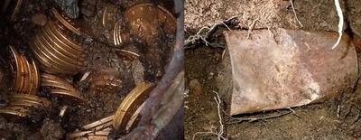 زوج خوش‌شانس یکی از بزرگ‌ترین گنجینه‌های طلا را پیدا کردند | عکس