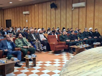  مراسم تودیع و معارفه فرمانده انتظامی شهرستان شوش برگزار شد