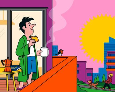 روتین صبح ایده‌آل برای حال خوب و سلامت: از نور آفتاب تا دوش آب سرد