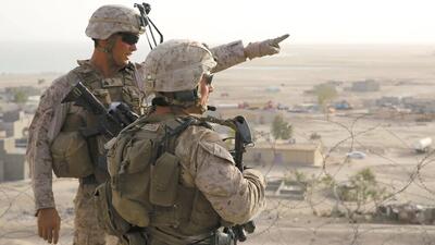  آمریکا بار دیگر با مهمات پرخطر در غرب الانبار تمرین نظامی برگزار کرد