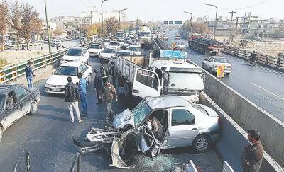 تهران ۱۷ درصد جان‌باختگان تصادفات کشور را به خود اختصاص داده است