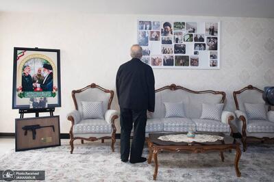  دیدار علی لاریجانی با خانواده‌ی شهیدان سرلشکر حاجی‌زاده و سرلشکر محمود باقری + تصاویر