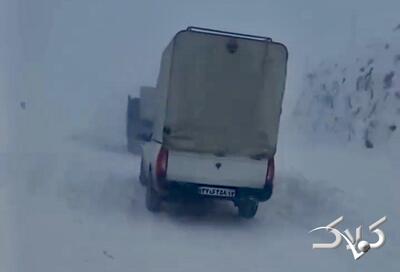 هم اکنون بارش شدید برف در این نطقه از کشور؛ مردم از سفر به این منطقه پرهیز کنند - مجله اینترنتی کولاک