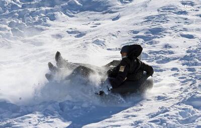 عکس/ تفریحات زمستانی در پیست اسکی بارده
