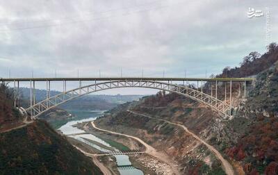 عکس/  پل گلورد  بزرگترین پل زیرقوسی شمال کشور