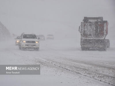 تداوم بارش برف وکولاک در مناطق مختلف آذربایجان غربی