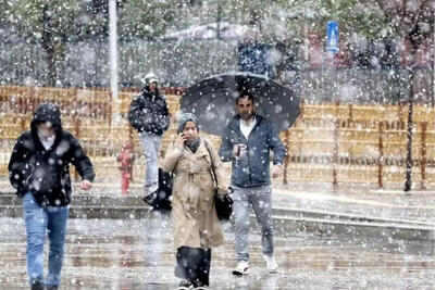 بارش برف و باران در بیشتر مناطق کشور