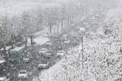 بارش برف و باران در جاده‌های 10 استان؛ انسداد 5 محور مواصلاتی