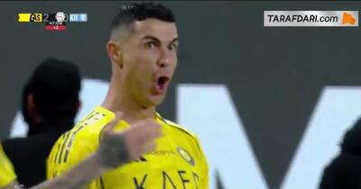 گل دوم و زیبای کریستیانو رونالدو به الاخدود (النصر 2-0 الاخدود) - پارس فوتبال