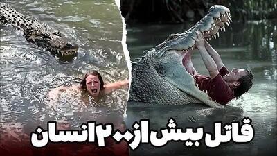  شنا در آب‌های مرگبار؛ حمله تمساح به مرد شناگر خبرساز شد + فیلم