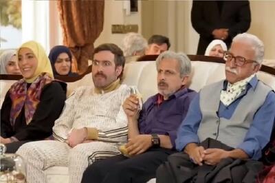  سکانس خندان/غذا خوردن جواد با نیما کاری کرده تو پشت صحنه دود از کلش بلند میشه