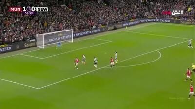 خلاصه بازی منچستریونایتد 1 - نیوکسل 0