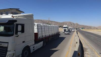  جابه‌جایی افزون بر ۲.۱ میلیون تُن کالا در ایلام