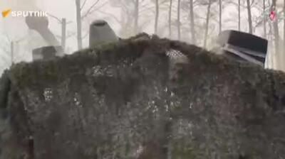  توپخانه روسیه با عملیات توپ هویتزر مالوا، مواضع اوکراین را هدف قرار داد