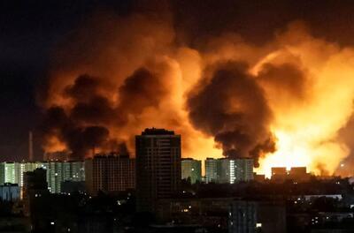  انفجارهای قوی کی‌یف را لرزاند