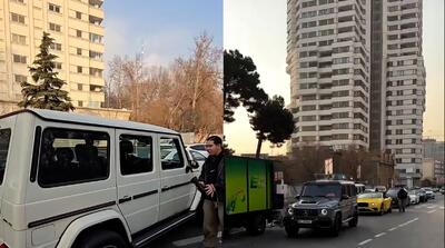 صف عجیب و غریب خرید بنزین سوپر