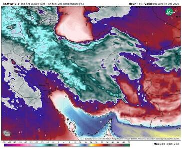 ایران منجمد می‌شود!
