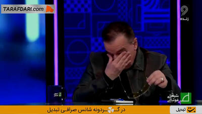 بغض محمدرضا زنوزی، مالک تراکتور در برنامه زنده تلویزیونی