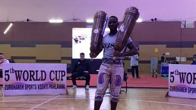 میل ایرانی، در دستان ورزشکار تانزانیا!