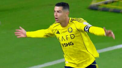 گل اول النصر به الاخدود (رونالدو)