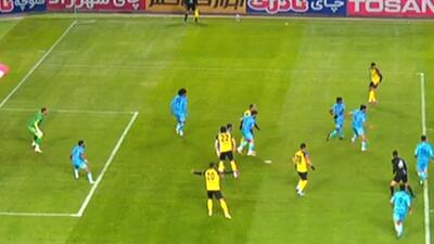 گل اول سپاهان به چادرملو (کریولی)