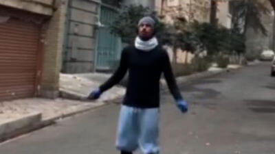 رامین و باز هم تمرین در خیابان!