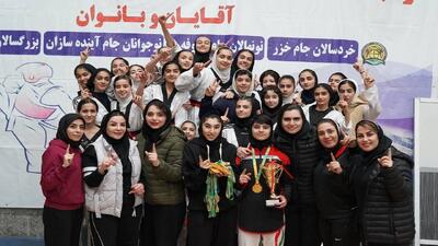  مطهری بابل قهرمان لیگ تکواندو نونهالان دختر مازندران شد