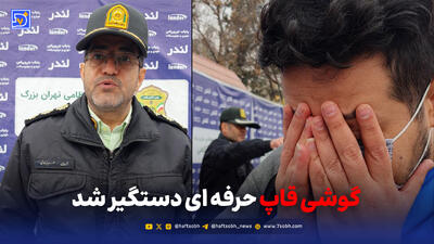 گوشی قاپ حرفه‌ای دستگیر شد