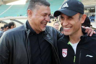 عکس زیرخاکی از علی دایی و یحیی گل‌محمدی