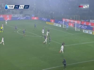 گل اول یوونتوس به پیزا