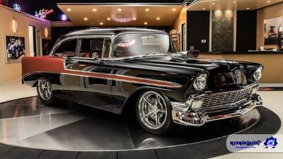 فروش جواهری کلاسیک توسط ونگارد موتور؛ شورولت بل ایر بازسازی‌شده با قلب V8 و قیمت نجومی