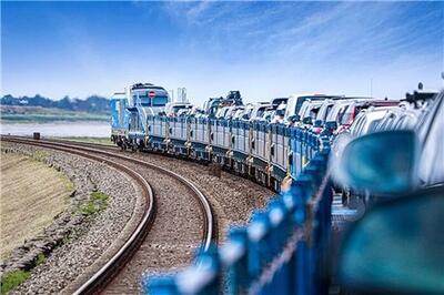 عصر خودرو - امکان واردات خودرو با قطار فراهم شد