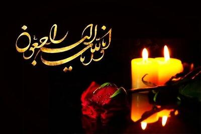 پیام تسلیت علی‌اصغر بیات به علی‌اکبر عیوضی