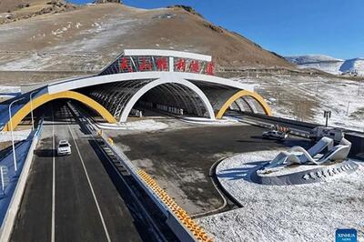 طولانی‌ترین تونل بزرگراهی جهان افتتاح شد