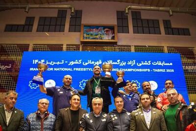  یک طلا و یک برنز سهم آذربایجان شرقی از مسابقات کشتی قهرمانی کشور