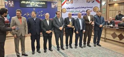  ‍ اداره کل امور مالیاتی ایلام، دستگاه اجرایی برتر بیست و هشتمین جشنواره شهید رجایی در گروه اقتصادی و مالی