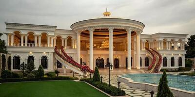  این کاخ مجلل دیشب میزبان عروسی کاپیتان پرسپولیس بود - چیدانه