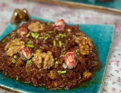  حلوای هویج : حلوای هویج ارومیه بدون آرد با شیره انگور !