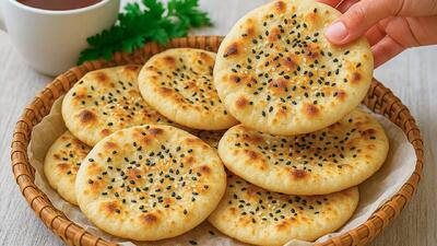  دستور پخت نان خانگی خوشمزه / یک فنجان جو دوسر و آب! بدون آرد، بدون شکر، بدون چربی!