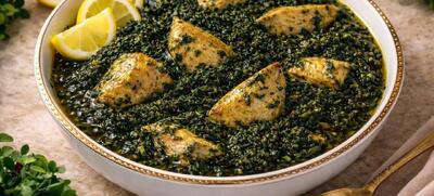  باورم نمیشد خورشت مرغ با اسفناج با این مواد ساده آنقدر خوشمزه بشه / یه نکته کوچیک همه چیو عوض کرد!