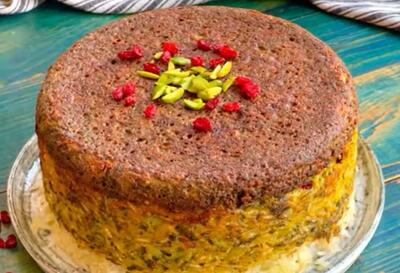  دستور تهیه ته چین مجلسی با کوکو سبزی / وقتی ته چین و کوکو سبزی یکی میشن!