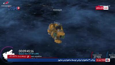  تصاویری دیدنی از لحظه پرتاب 3 ماهواره ایرانی به فضا+ فیلم